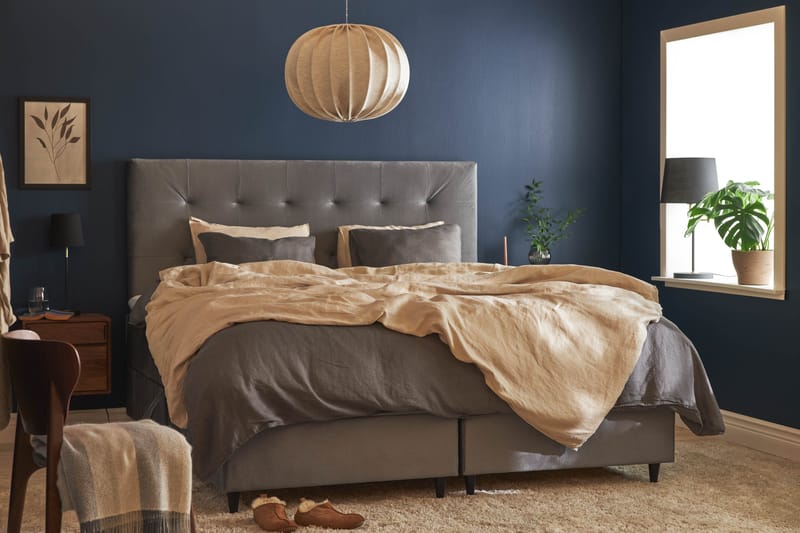 Happy Plus Sängpaket Förvaringssäng 180x200 cm   Grå - Grå - Möbler - Säng - Komplett sängpaket