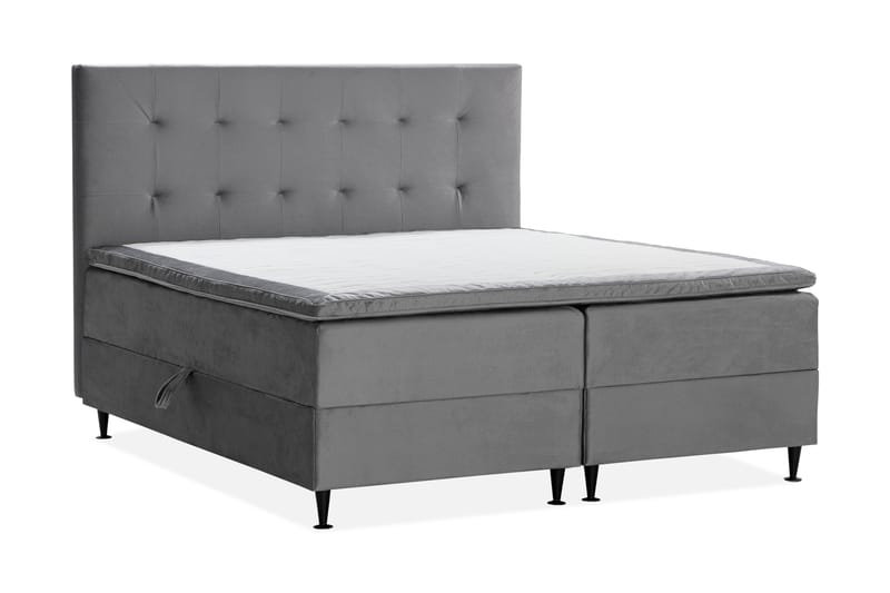 Happy Plus Sängpaket Förvaringssäng 180x200 cm   Grå - Grå - Möbler - Säng - Komplett sängpaket