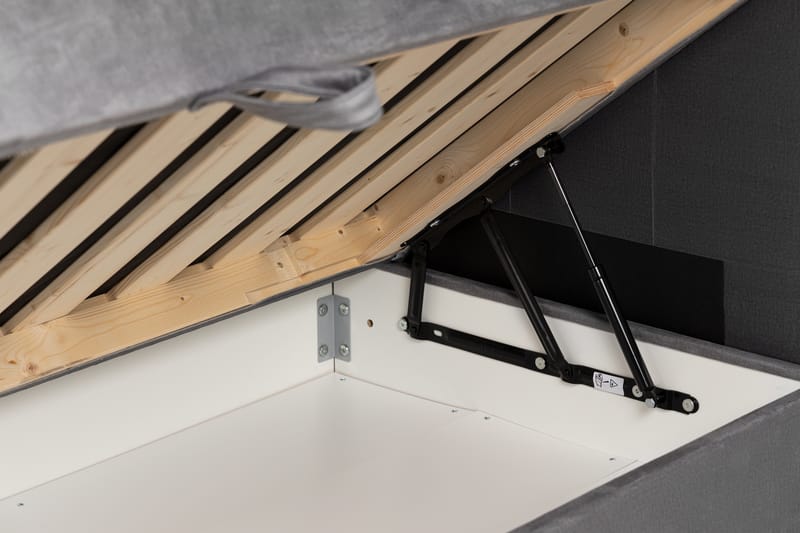 Happy Plus Sängpaket Förvaringssäng 180x200 cm   Grå - Grå - Möbler - Säng - Komplett sängpaket