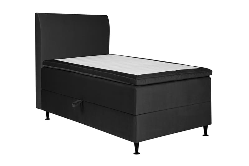 Happy Plus Sängpaket Förvaringssäng 90x200 cm - Mörkgrå - Komplett sängpaket - Sängar med förvaring