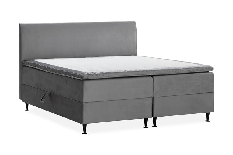 Happy Plus Sängpaket Förvaringssäng 180x200 cm  - Grå - Möbler - Säng - Komplett sängpaket