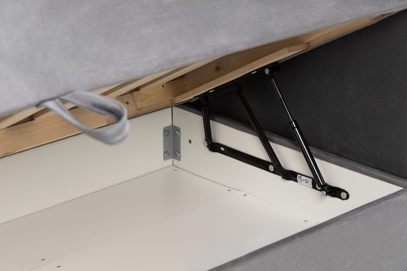 Happy Plus Sängpaket Förvaringssäng 180x200 cm - Grå - Möbler - Säng - Ramsäng