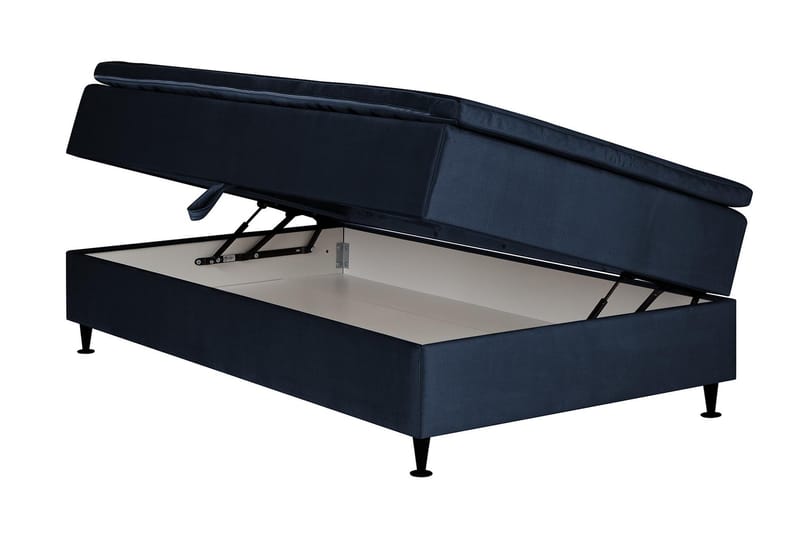 Happy Plus Säng med Förvaring90x200 - Mörkblå - Komplett sängpaket - Sängar med förvaring