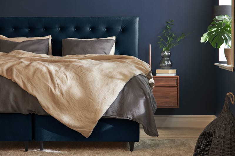 Happy Plus Sängpaket Förvaringssäng 180x200 cm - Mörkblå - Möbler - Säng - Ramsäng