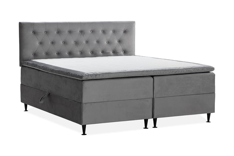 Happy Plus Sängpaket Förvaringssäng 180x200 cm - Grå - Möbler - Säng - Ramsäng