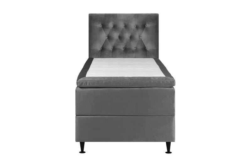 Happy Plus Sängpaket Förvaringssäng 90x200 cm, Grå