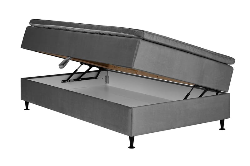 Happy Plus Säng med Förvaring90x200 - Grå - Möbler - Säng - Komplett sängpaket