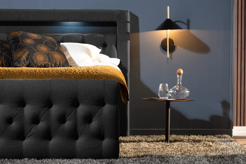 Kontinentalsäng Cloud47 Francisco Sängpaket Black Lådor - Möbler - Säng - Sängar med förvaring