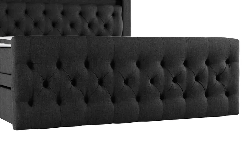 Kontinentalsäng Cloud47 Francisco Sängpaket Black Lådor - Möbler - Säng - Sängar med förvaring