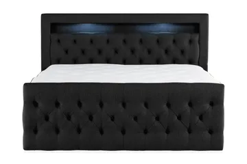 Kontinentalsäng Cloud47 Francisco Sängpaket Black Lådor