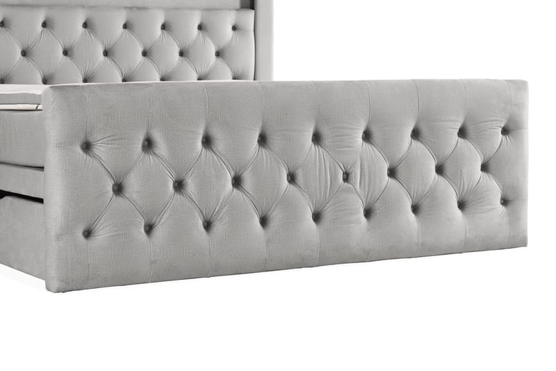 Kontinentalsäng Cloud47 Francisco Sängpaket Dark grey Lådor - Möbler - Säng - Sängar med förvaring