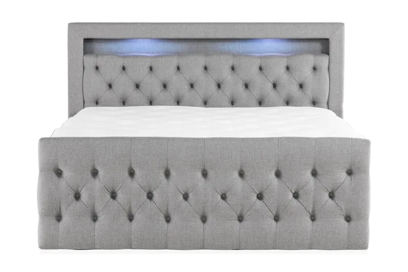 Kontinentalsäng Cloud47 Francisco Sängpaket Grey Lådor - Möbler - Säng - Sängar med förvaring