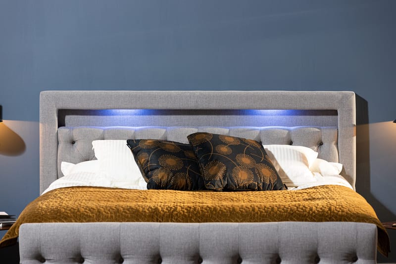 Kontinentalsäng Cloud47 Francisco Sängpaket Grey Lådor - Möbler - Säng - Sängar med förvaring