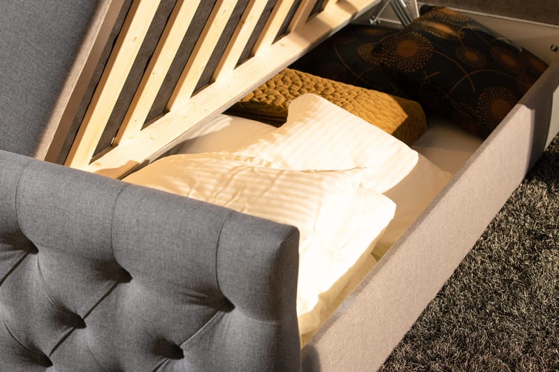 Kontinentalsäng Cloud47 Francisco Sängpaket Grey Lift-Up förvaring - Möbler - Säng - Sängar med förvaring