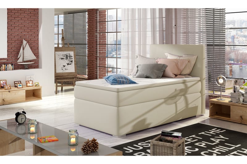 Larrimbe Förvaringssäng 90x200 cm Höger - Beige - Möbler - Säng - Sängar med förvaring
