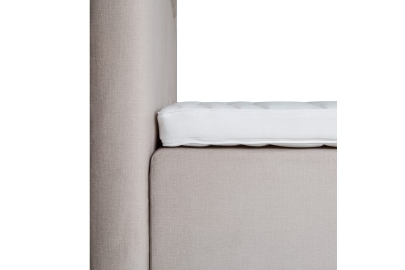 Lysekil Sängpaket Förvaringssäng 160x200 LED - Beige - Möbler - Säng - Sängar med förvaring