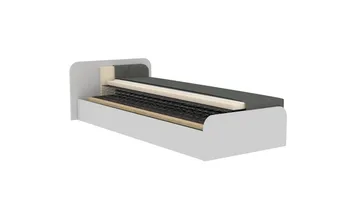 Mayuri Sängpaket Förvaringssäng 80x190 cm - Grå - Möbler - Säng - Sängar med förvaring