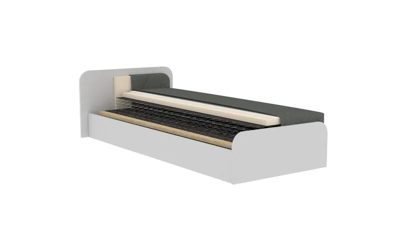 Mayuri Sängpaket Förvaringssäng 80x190 cm - Grå - Möbler - Säng - Sängar med förvaring