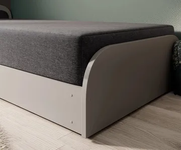 Mayuri Sängpaket Förvaringssäng 80x190 cm - Grå - Möbler - Säng - Sängar med förvaring