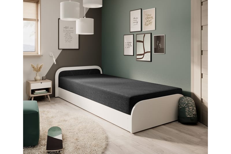 Mayuri Sängpaket Förvaringssäng 80x190 cm - Grå - Möbler - Säng - Sängar med förvaring