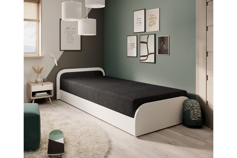 Mayuri Sängpaket Förvaringssäng 90x180 cm, Grå