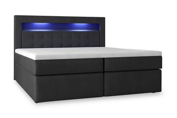 Modena Sängpaket 180x200 medFörvaring LED-belysning