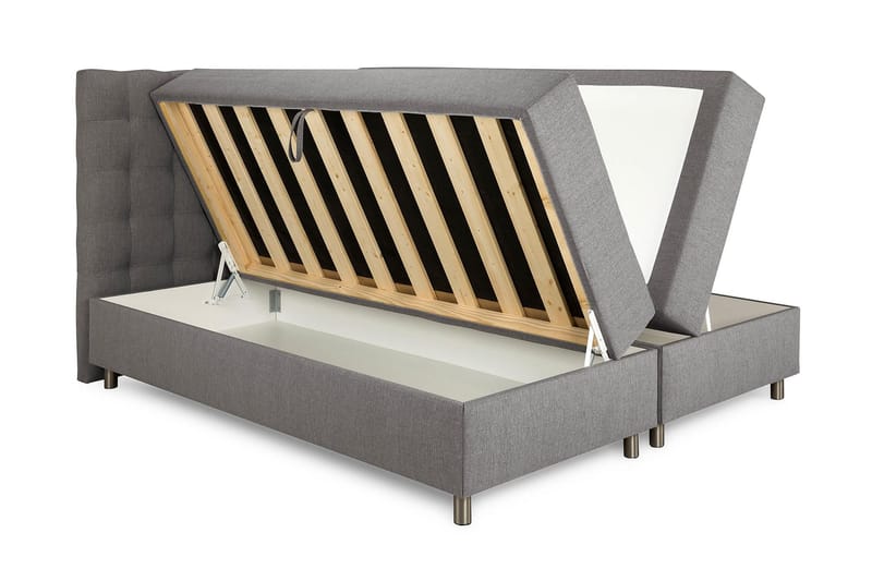Montana Förvaringssäng 160x200 - Grå - Möbler - Säng - Komplett sängpaket