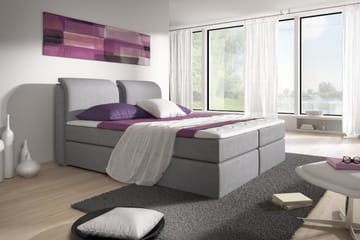 Owen Komplett Box Bed 180x200 - Grå - Möbler - Säng - Sängar med förvaring