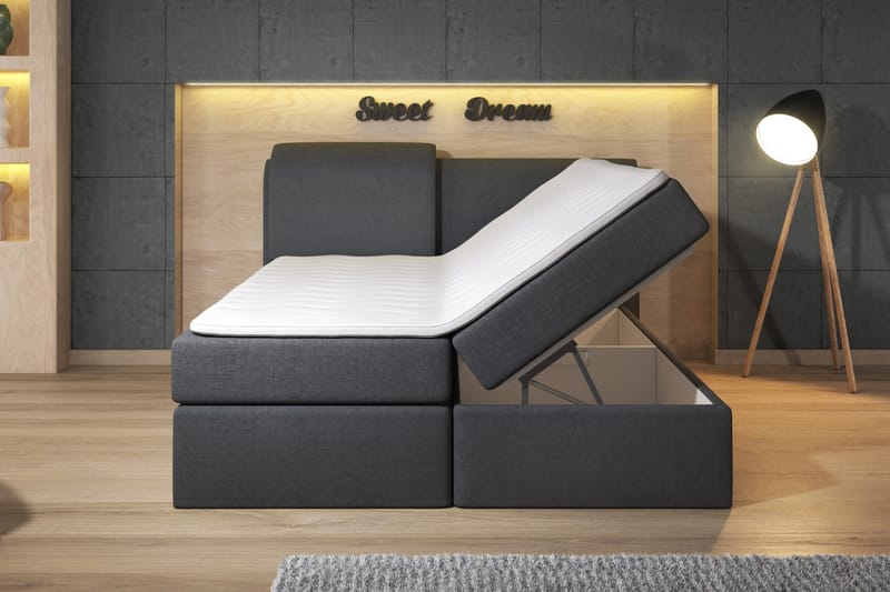 Owen Komplett Box Bed - Komplett sängpaket - Sängar med förvaring - Dubbelsäng