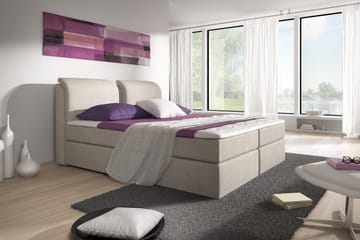 Owen Komplett Förvaringssäng180x200 cm - Beige - Möbler - Säng - Sängar med förvaring