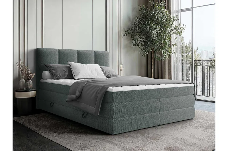 Pinta Förvaringssäng 180x200 cm - Beige - Möbler - Säng - Sängar med förvaring