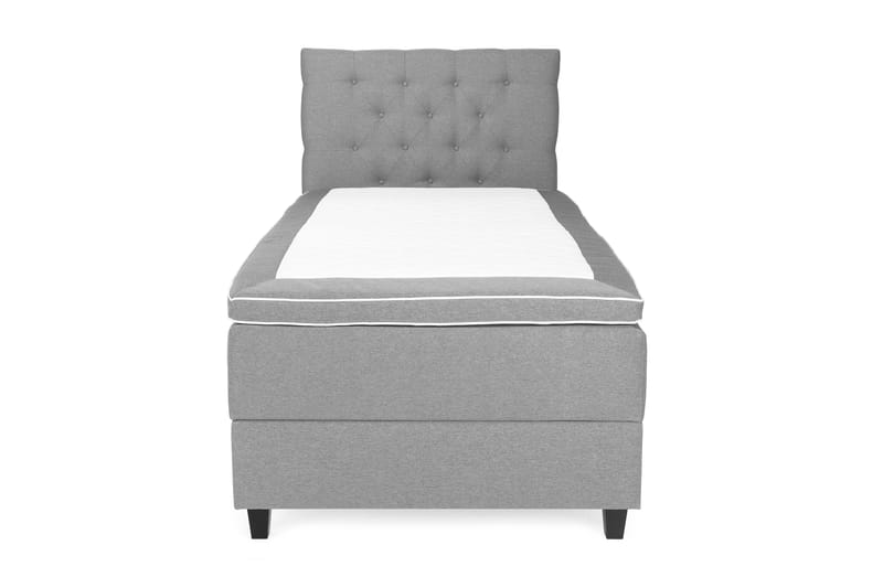 Royal Sängpaket med Förvaring 90x200 cm - Ljusgrå (+Fler val) - Dubbelsäng - Komplett sängpaket - Kontinentalsäng