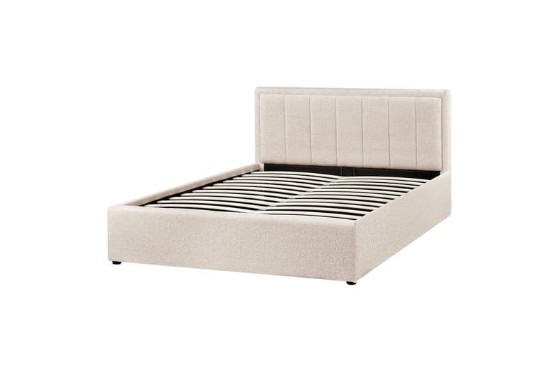 Säng med förvaring Montlaur Beige, 140x200 cm - Beige, 140x200 cm - Möbler - Säng - Sängar med förvaring