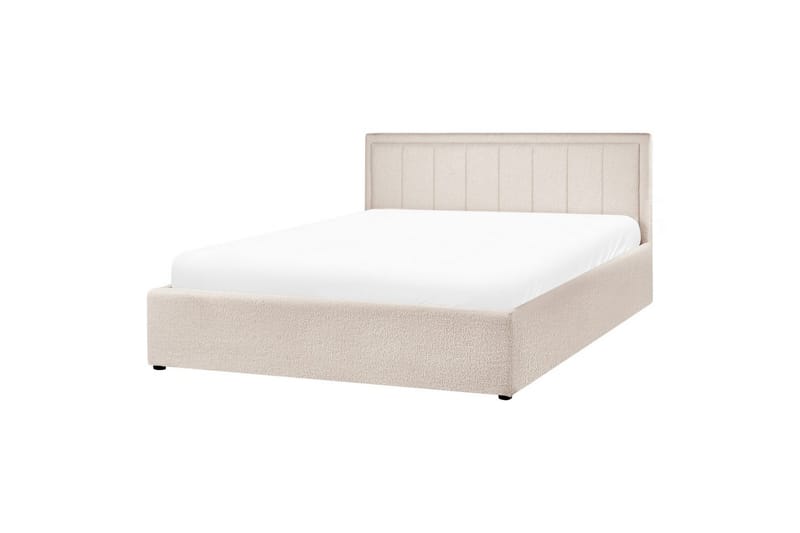 Säng med förvaring Montlaur Beige, 160x200 cm - Beige, 160x200 cm - Möbler - Säng - Sängar med förvaring