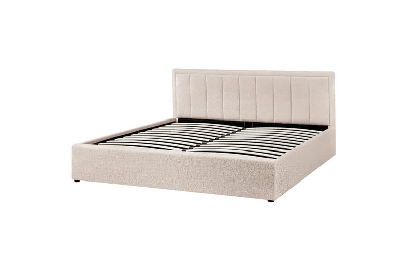 Säng med förvaring Montlaur Beige, 180x200 cm - Beige, 180x200 cm - Möbler - Säng - Sängar med förvaring