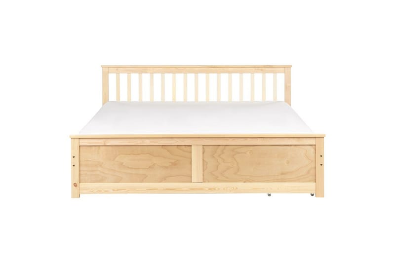 Säng med förvaringslådor Olendon Ljus trä, 180x200 cm, 2 - Ljus trä, 180x200 cm, 2 - Möbler - Säng - Sängar med förvaring