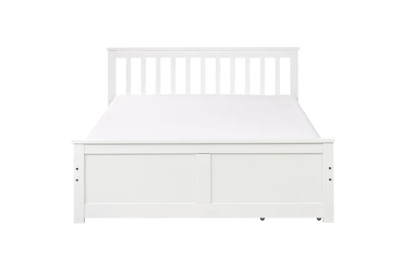 Säng med förvaringslådor Olendon Vit, 140x200 cm, 2 - Vit, 140x200 cm, 2 - Möbler - Säng - Sängar med förvaring