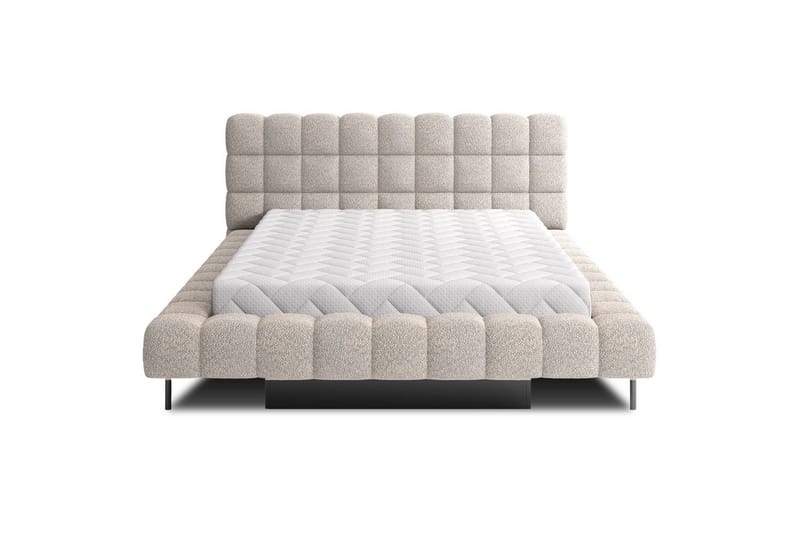 Säng med klädsel Eltap Magentta - 140x200 cm, Royal 18, Beige - Möbler - Säng - Sängar med förvaring