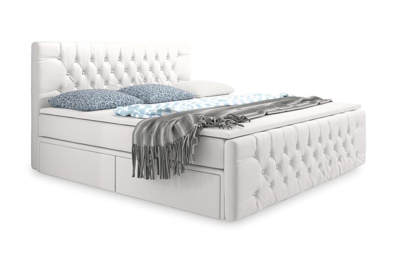 Velluto Sängpaket Förvaringssäng 160x200 cm - + Fler utföranden - Komplett sängpaket - Sängar med förvaring - Dubbelsäng