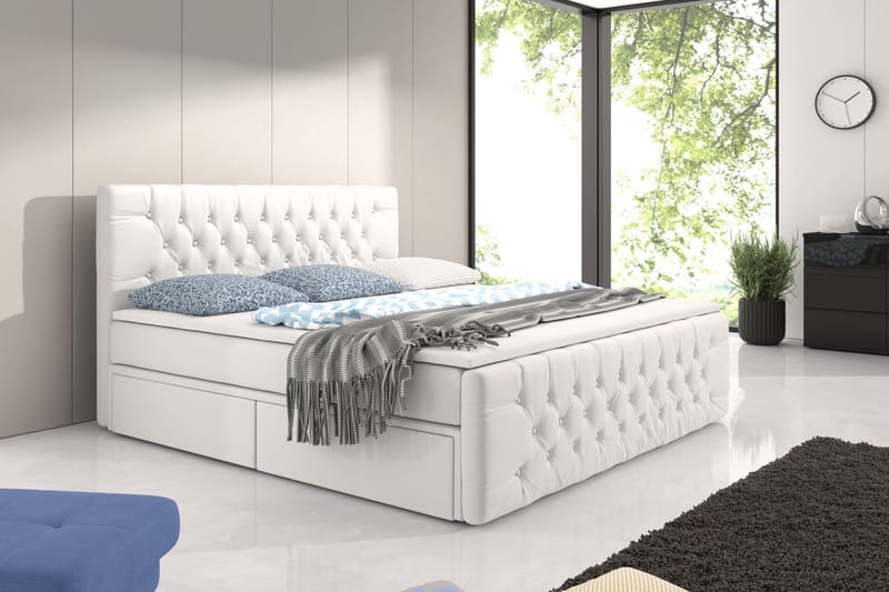 Velluto Sängpaket Förvaringssäng 160x200 cm - + Fler utföranden - Komplett sängpaket - Sängar med förvaring - Dubbelsäng