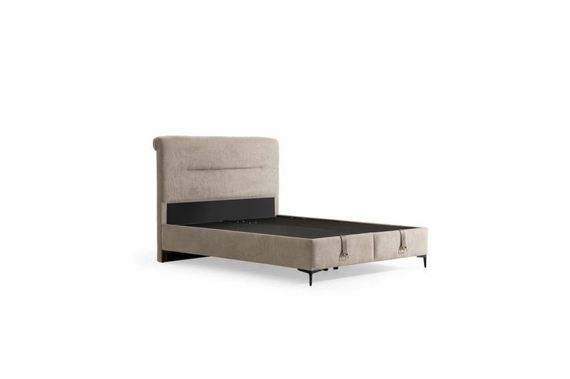 Sängbotten & Sänggavel för Enkel Säng Mijara Ljusa Brun - 90 x 38 x 190 cm - Möbler - Säng - Sängram & sängstomme