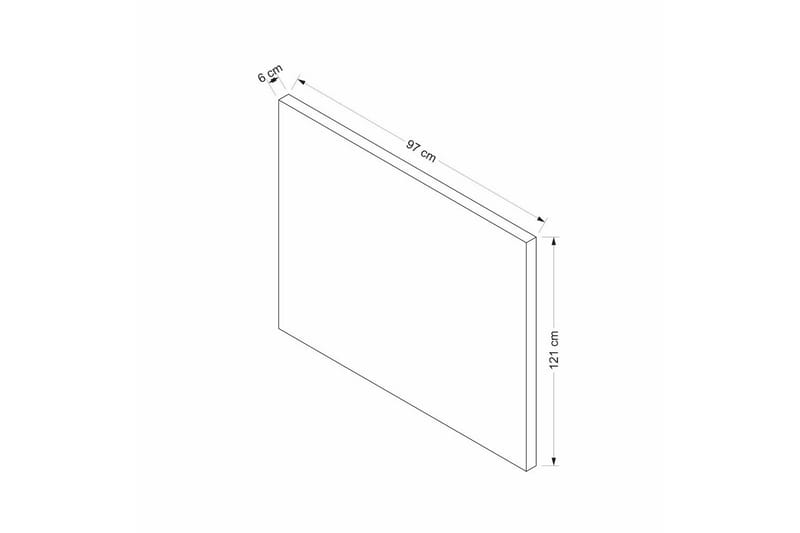 Sängbotten & Sänggavel för Enkel Säng Sube Grå - 90 x 38 x 190 cm - Möbler - Säng - Ramsäng