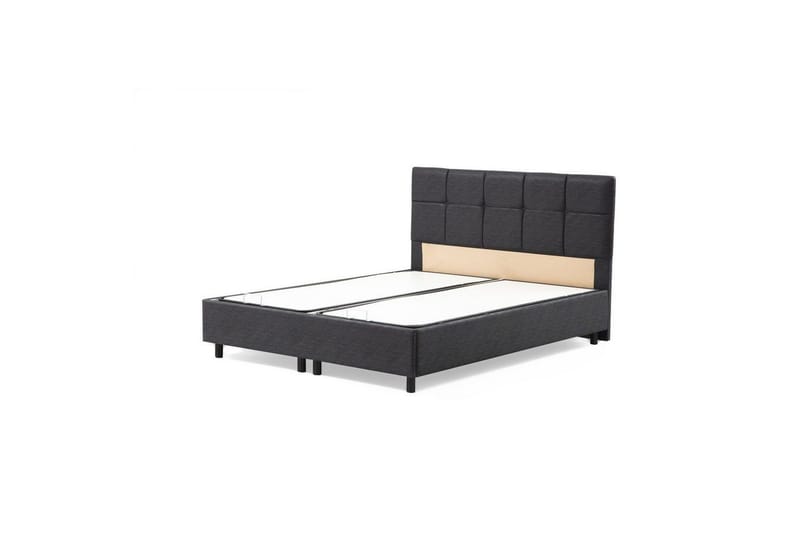 Sängbotten & Sänggavel för Enkel Säng Sudalmuni antracit - 120 x 110 x 200 cm - Möbler - Säng - Sängram & sängstomme