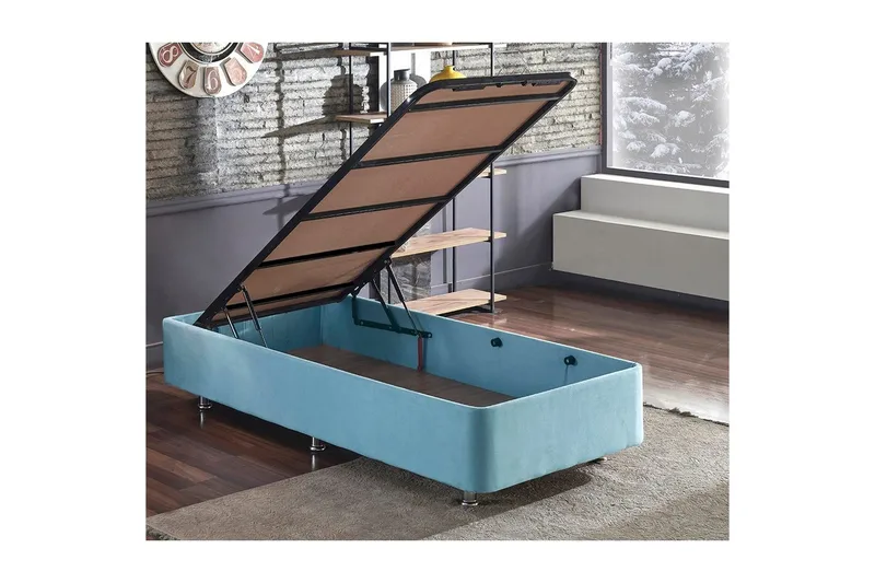 Sängbotten för Enkel Säng Narwanisigt enkel ljusblå - 120 x 200 cm - Möbler - Säng - Sängram & sängstomme