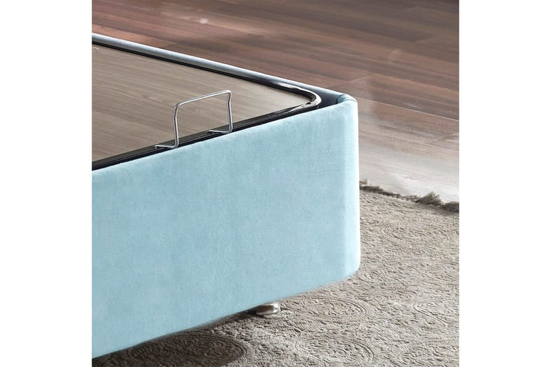 Sängbotten för Enkel Säng Narwanisigt enkel ljusblå - 120 x 200 cm - Möbler - Säng - Sängram & sängstomme