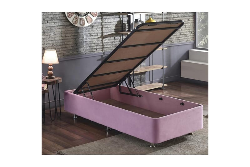 Sängbotten för Enkel Säng Rasul Single Pnk - 90 x 190 cm - Möbler - Säng - Sängram & sängstomme