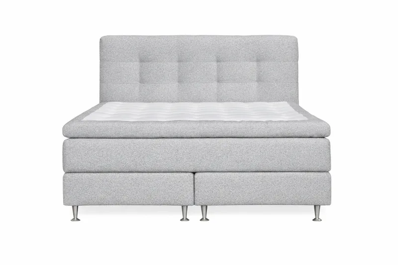 Sängpaket Drömvik Oslo Lyx Sängpaket Boucle 180x200 Knappad gavel - Möbler - Säng - Komplett sängpaket