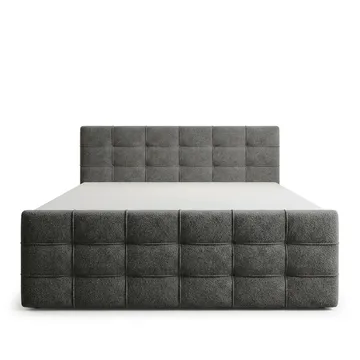 Sängpaket Kontinentalsäng Elvros 140x200 cm med Lyftförvaring - Antracit/Mycket mörk grafit - Möbler - Säng - Kontinentalsäng