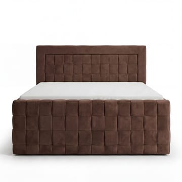 Sängpaket Kontinentalsäng Ryven 140x200 cm med Lyftförvaring - Chokladbrun/mörkbrun/mocka - Möbler - Säng - Kontinentalsäng
