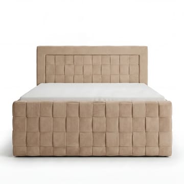 Sängpaket Kontinentalsäng Ryven 140x200 cm med Lyftförvaring - kamelfärgad/karamell/guldbeige - Möbler - Säng - Kontinentalsäng